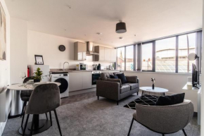 Bright 1 Bed Apartment in Central Wrexham
